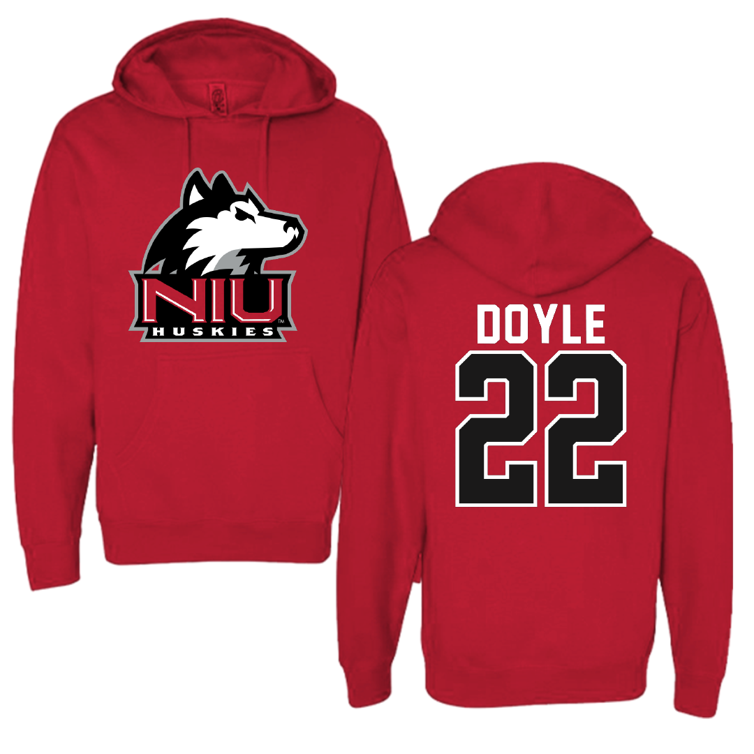 Northern Illinois University Basketball Red Hoodie - #22 Alecia Doyle