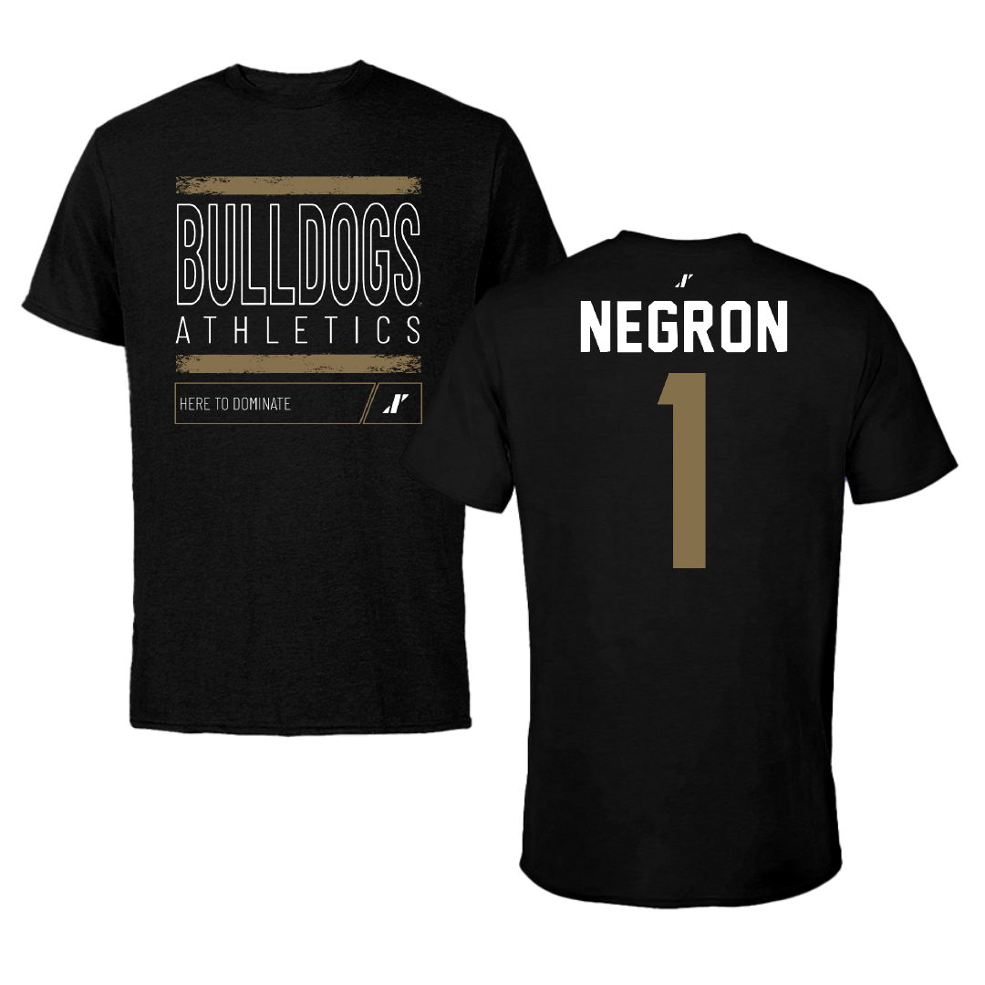 Bryant University Soccer Black Dominate Tee - #1 Selena Negron