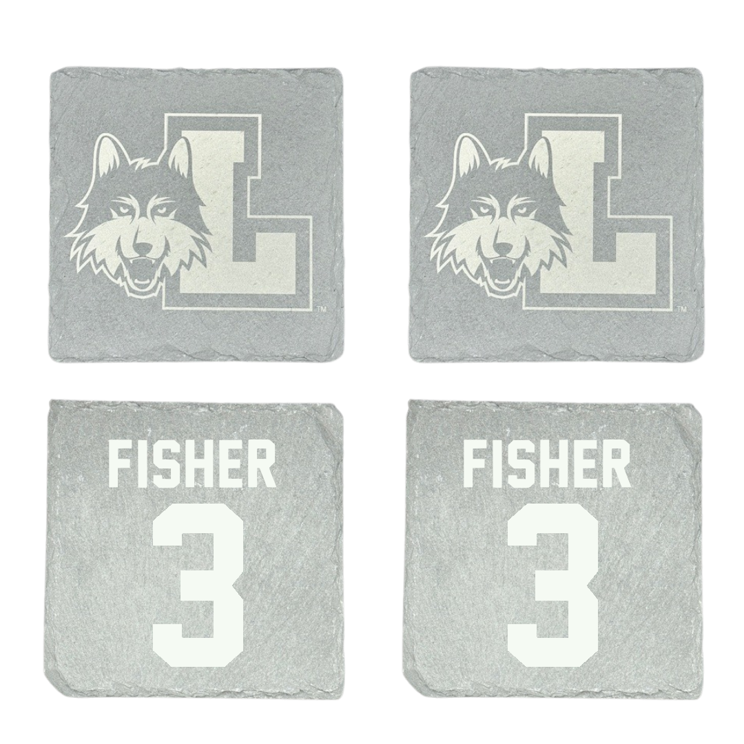 Loyola University-Chicago Basketball Stone Coaster (4 Pack)  - #3 Alyssa Fisher