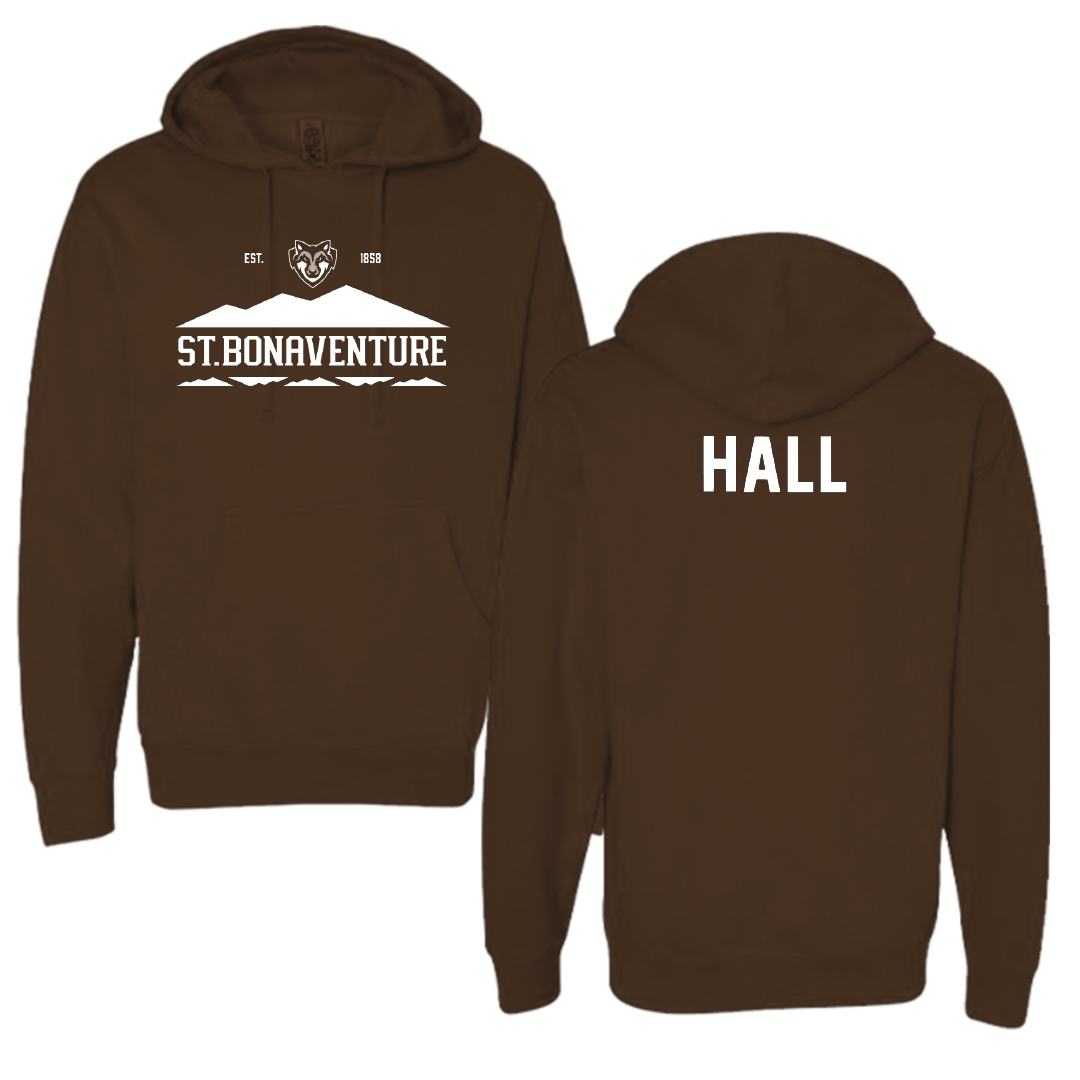 St. Bonaventure University Swimming & Diving Brown General Hoodie - Aiden Hall