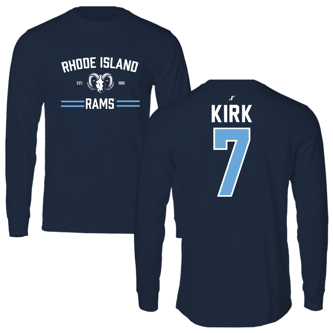 University of Rhode Island Lacrosse Navy General Long Sleeve - #7 Carolyn Kirk