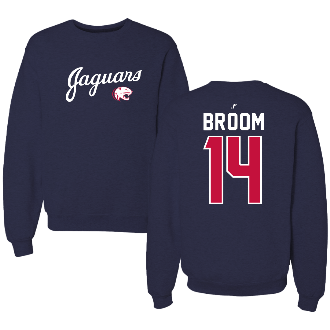 University of South Alabama Basketball Navy General Crewneck - #14 John Broom