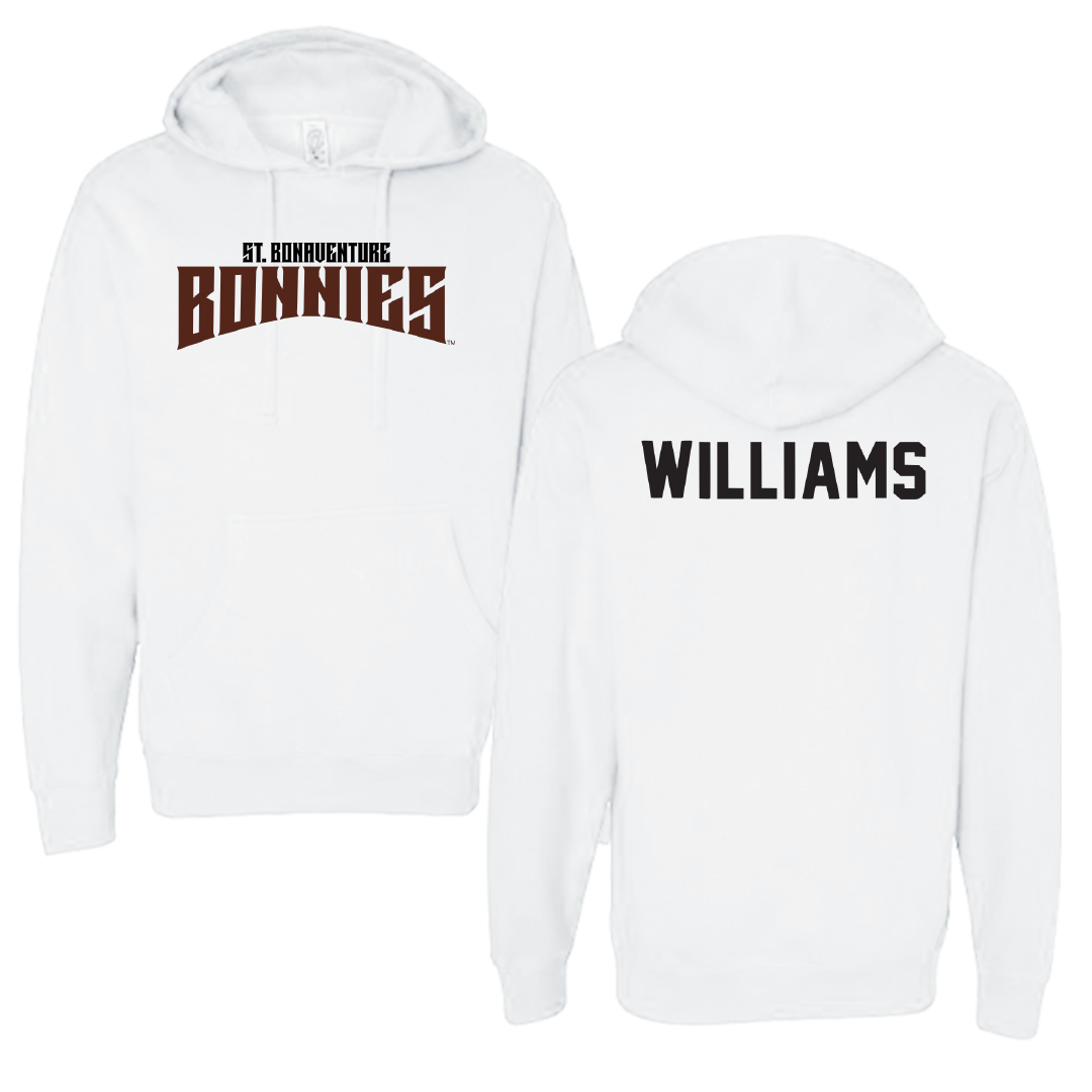 St. Bonaventure University Golf White Classic Hoodie - Gabe Williams