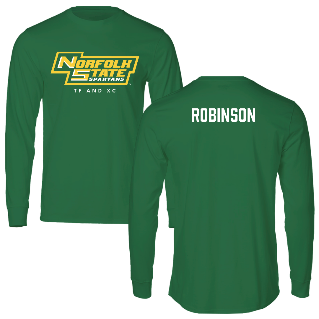 Norfolk State University TF and XC Kelly Green Long Sleeve - Brooklyn Robinson