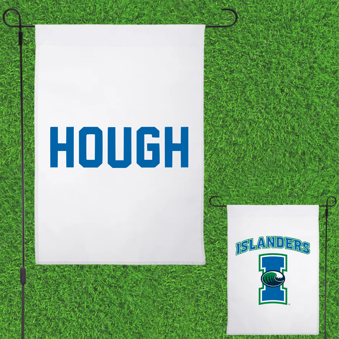 Texas A&M University-Corpus Christi TF and XC White Garden Flag - Jayda Hough