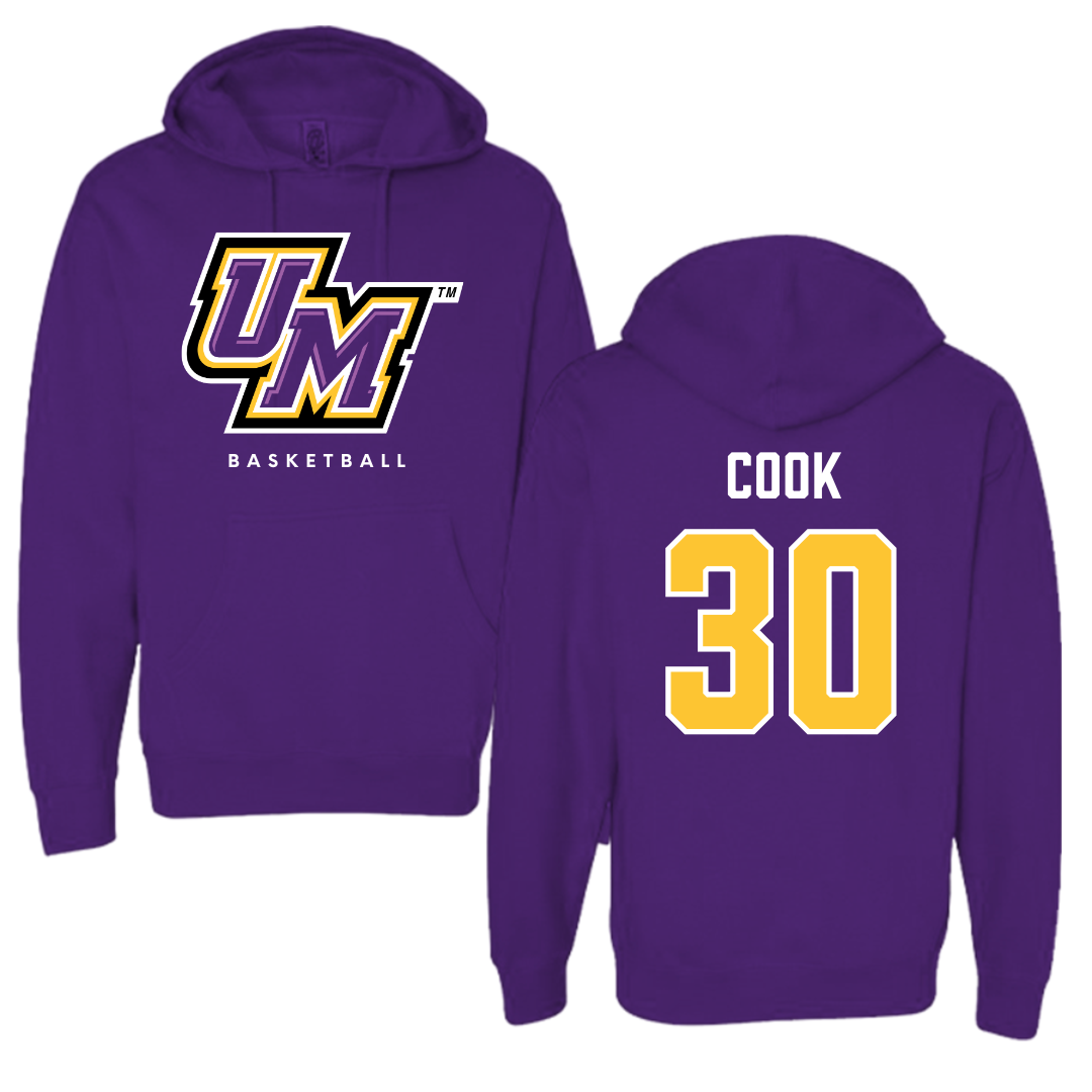 University of Montevallo Basketball Royal Purple Hoodie - #30 Savannah Cook