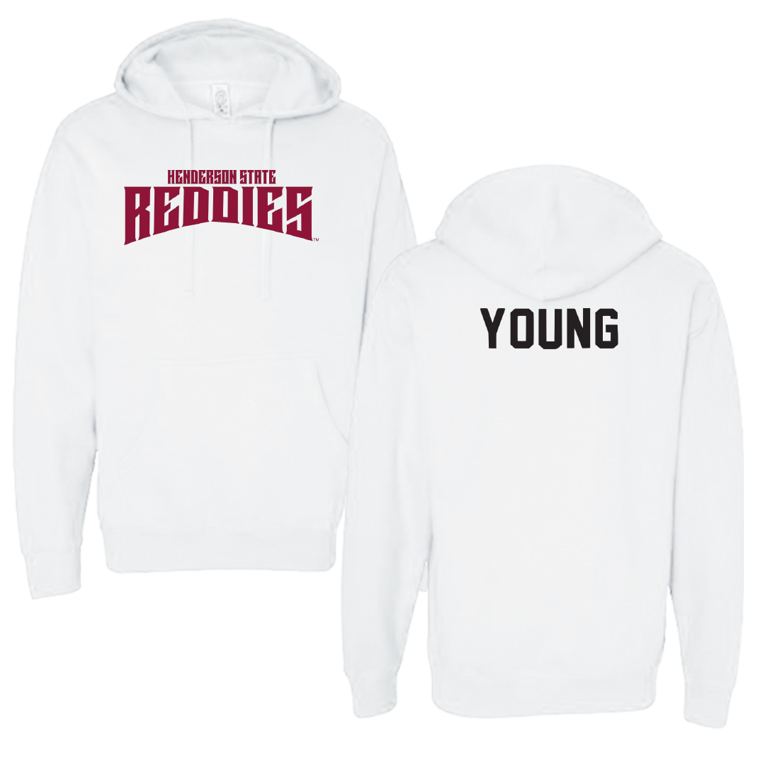 Henderson State University Cheer White Classic Hoodie - Gracie Young