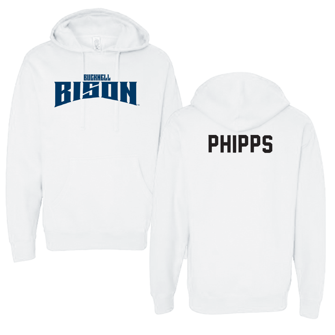 Bucknell University Wrestling White Classic Hoodie - Kurt Phipps