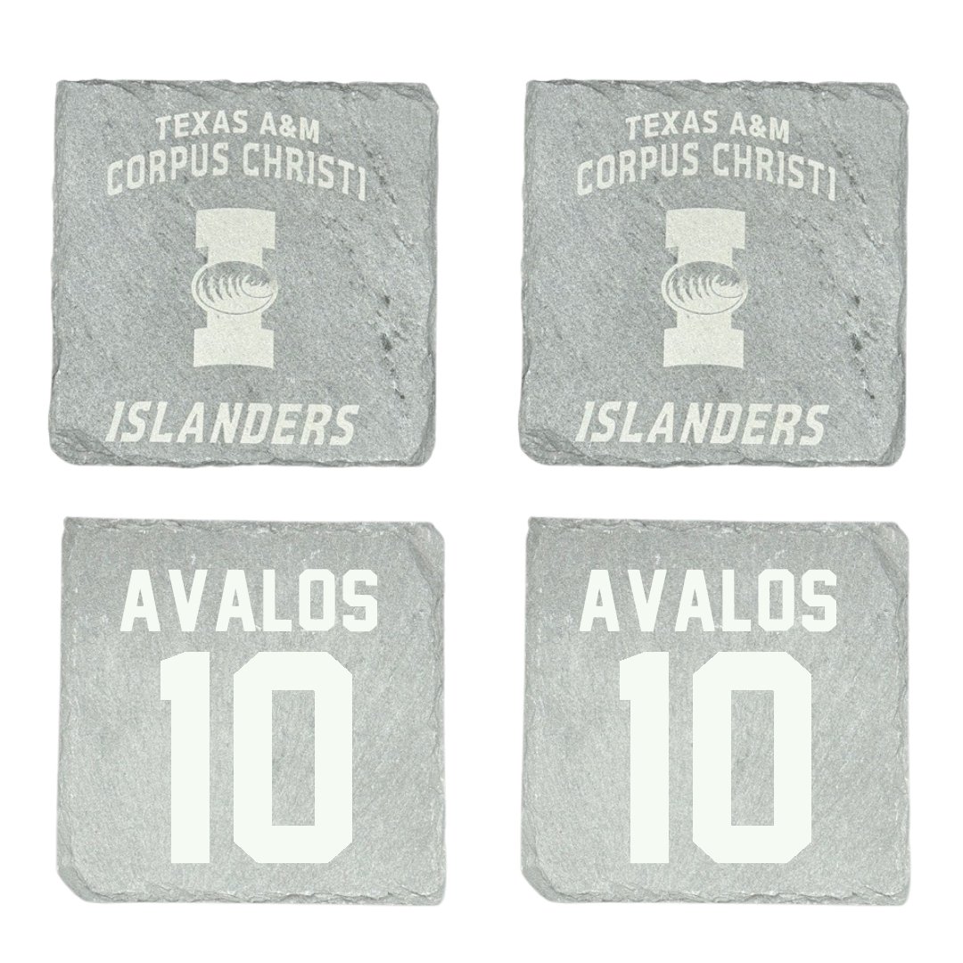 Texas A&M University-Corpus Christi Softball Stone Coaster (4 Pack)  - #10 Rhea-Ann Avalos