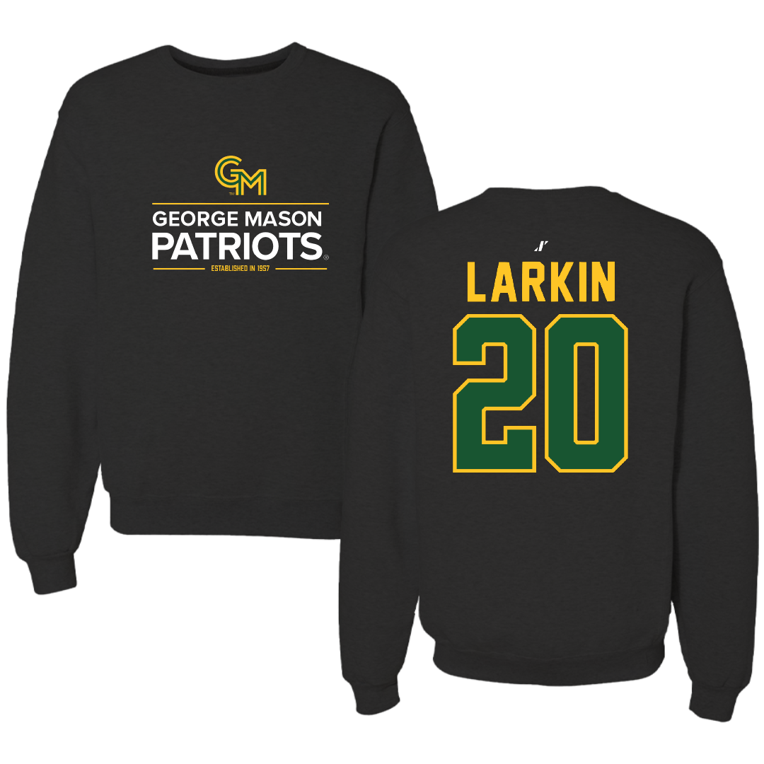 George Mason University Volleyball Black General Crewneck - #20 Camille Larkin