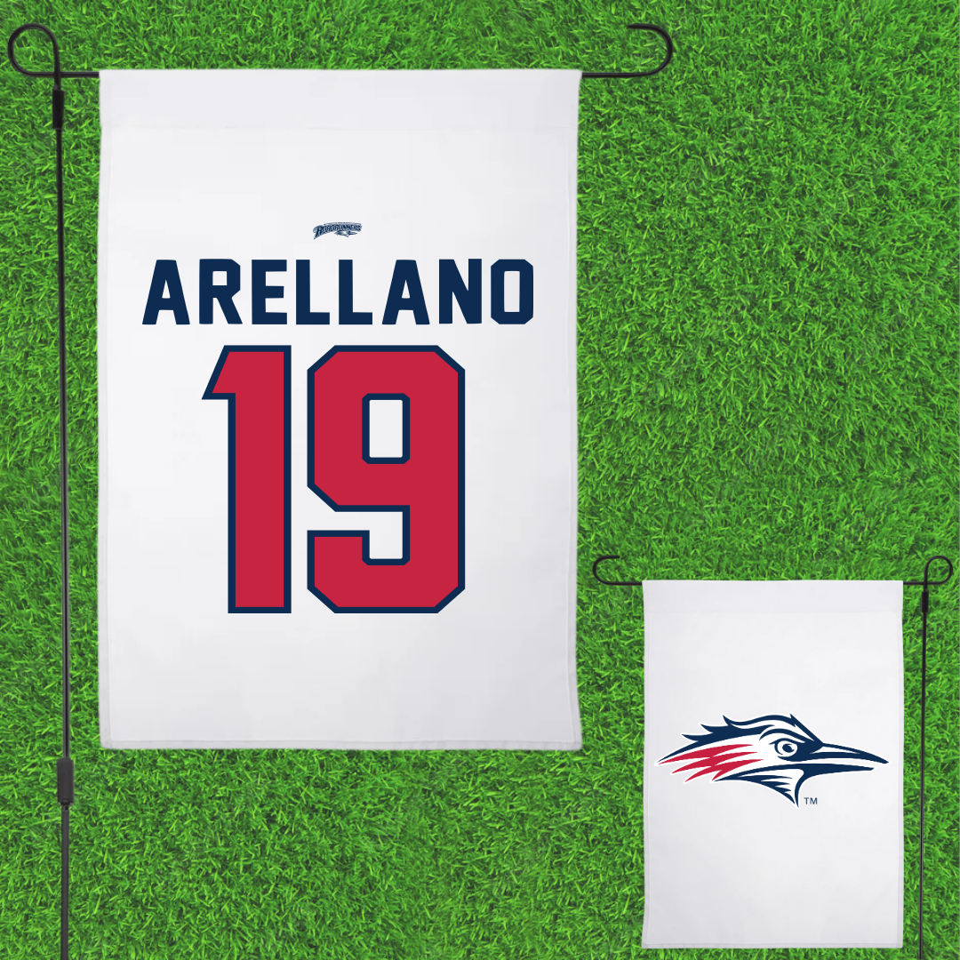 Metropolitan State University of Denver Softball White Garden Flag - #19 Aaliyah Arellano