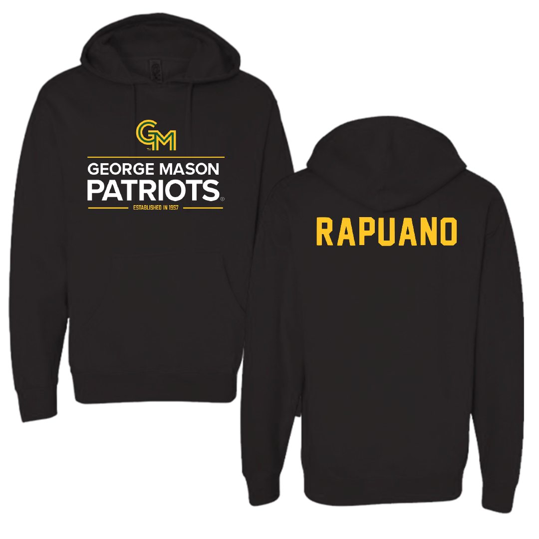 George Mason University Wrestling Black General Hoodie - Michael Rapuano