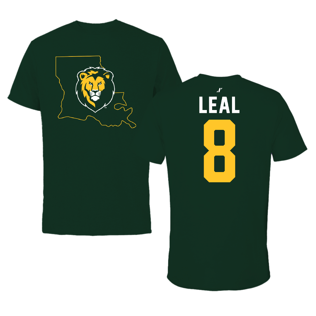 Southeastern Louisiana University Softball Forest Green State Tee - #8 Maddie Leal