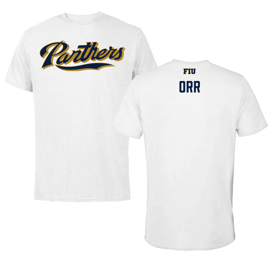Florida International University TF and XC White Tee - Blake Orr