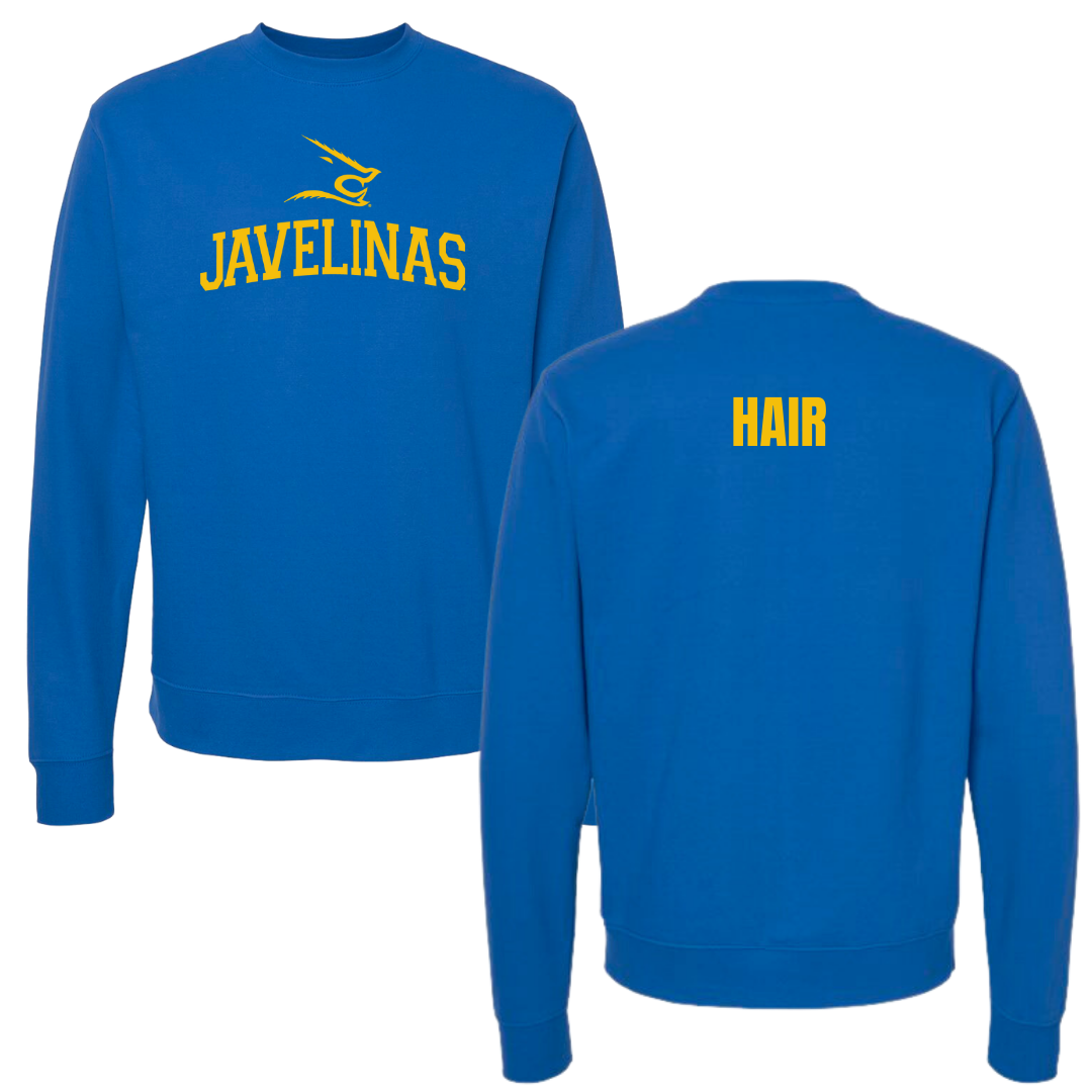Texas A&M University-Kingsville TF and XC Blue Crewneck - Paxton Hair