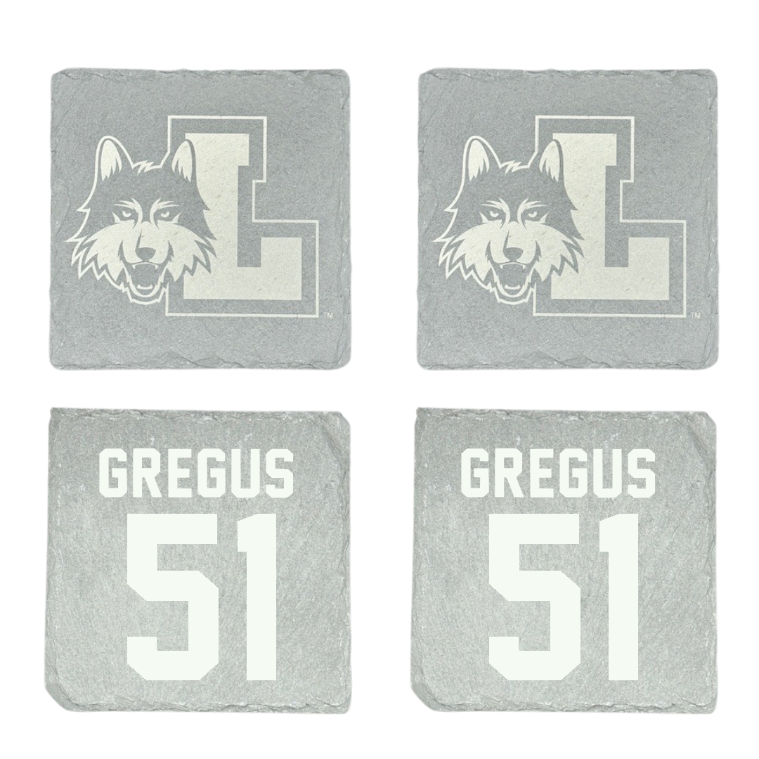 Loyola University-Chicago Softball Stone Coaster (4 Pack)  - #51 Abbie Gregus