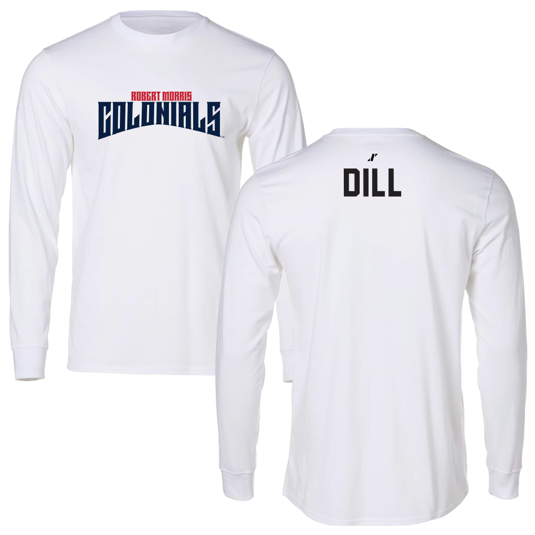 Robert Morris University TF and XC White Classic Long Sleeve - Julia Dill