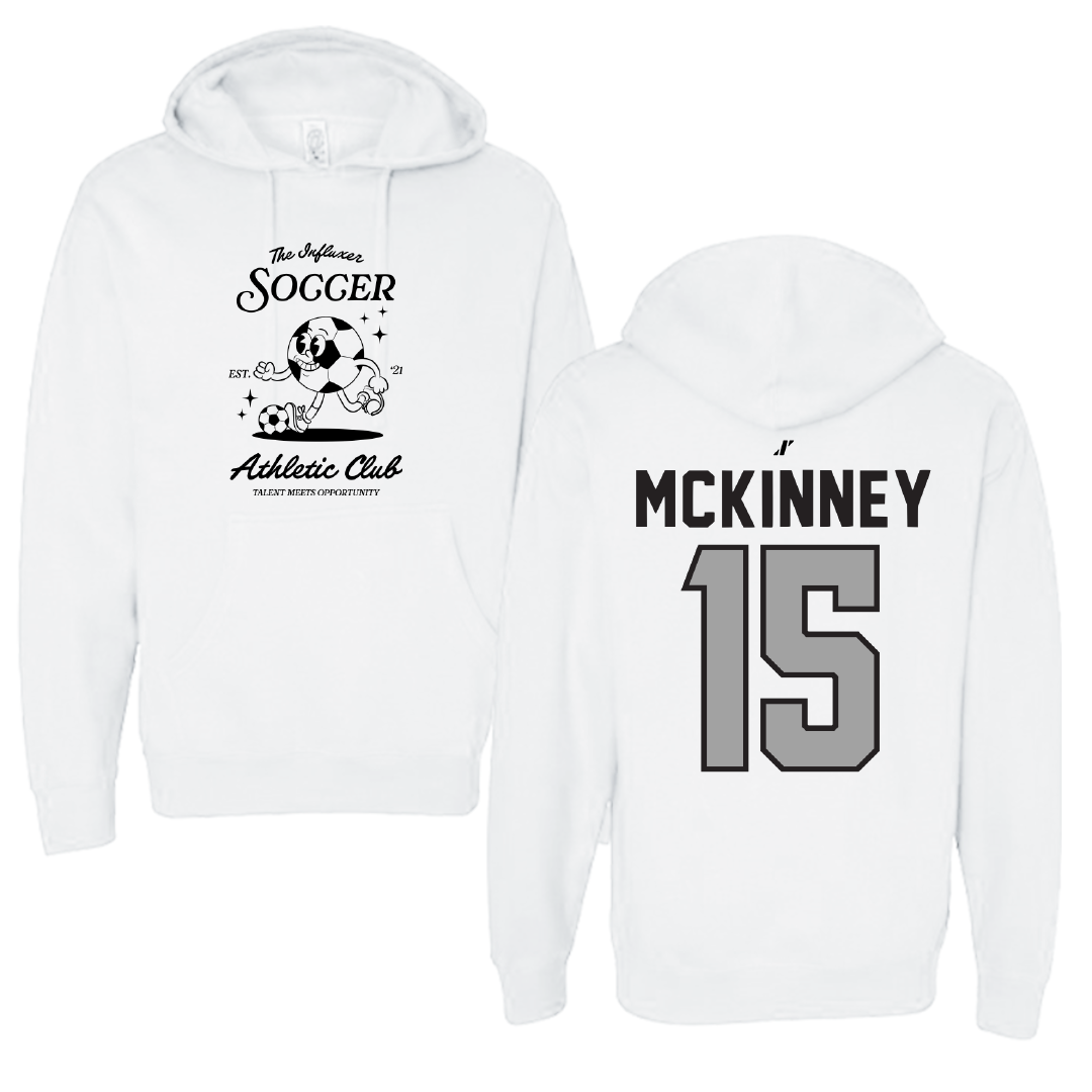 Soccer White Influxer Athletic Club Hoodie - #15 Callie McKinney