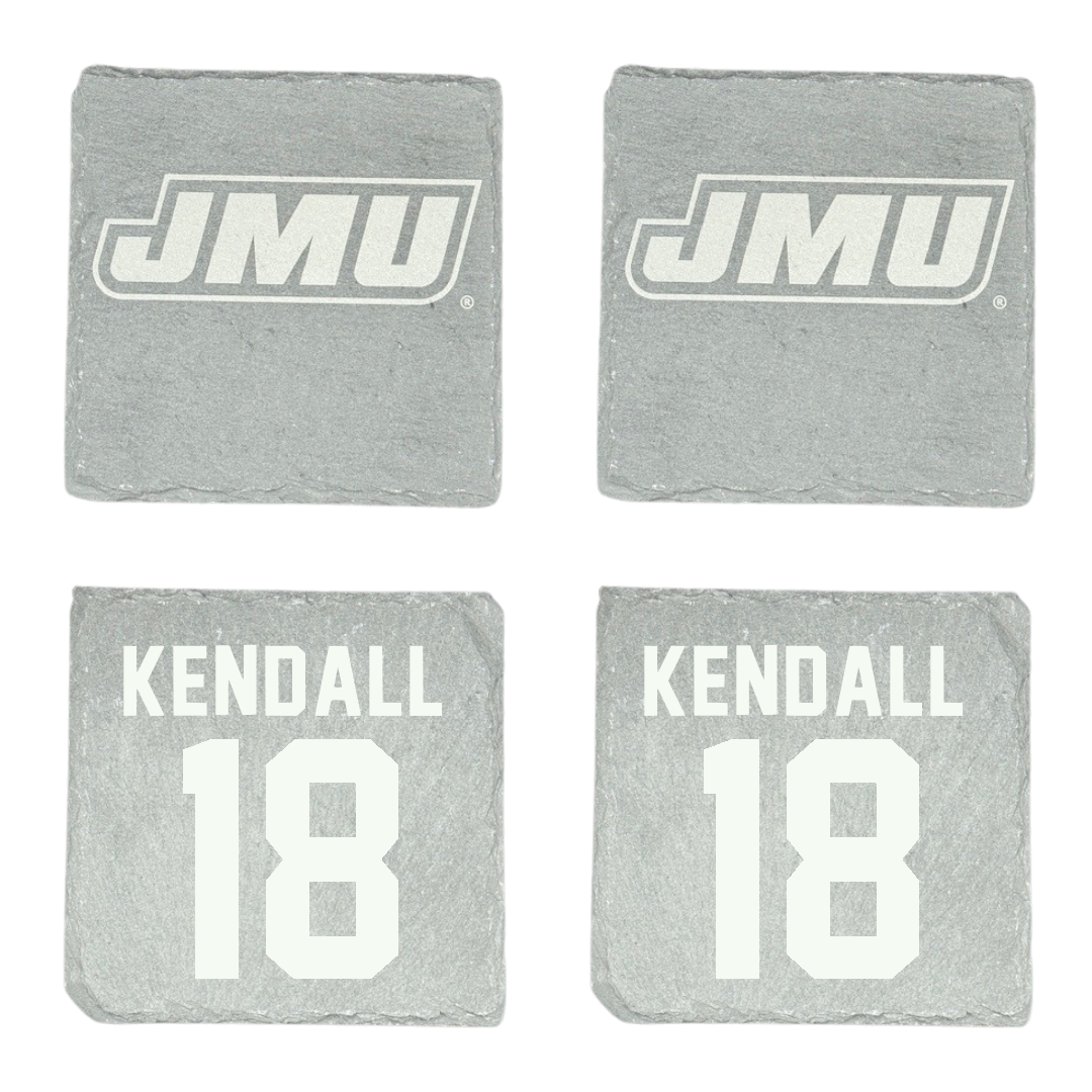 James Madison University Football Stone Coaster (4 Pack)  - #18 Blake Kendall