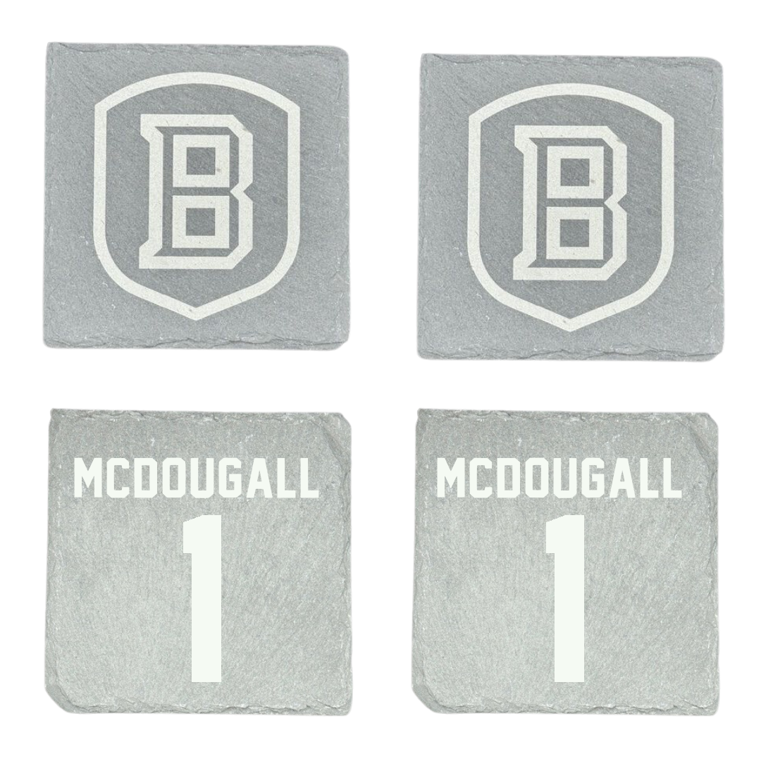Bradley University Basketball Stone Coaster (4 Pack)  - #1 Claire McDougall