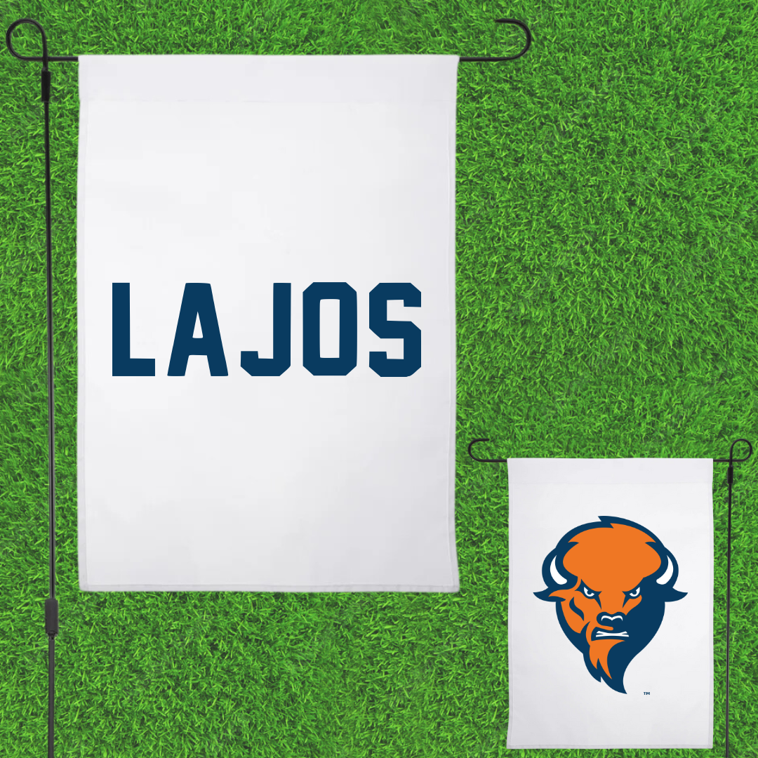 Bucknell University Tennis White Garden Flag - Anna Lajos
