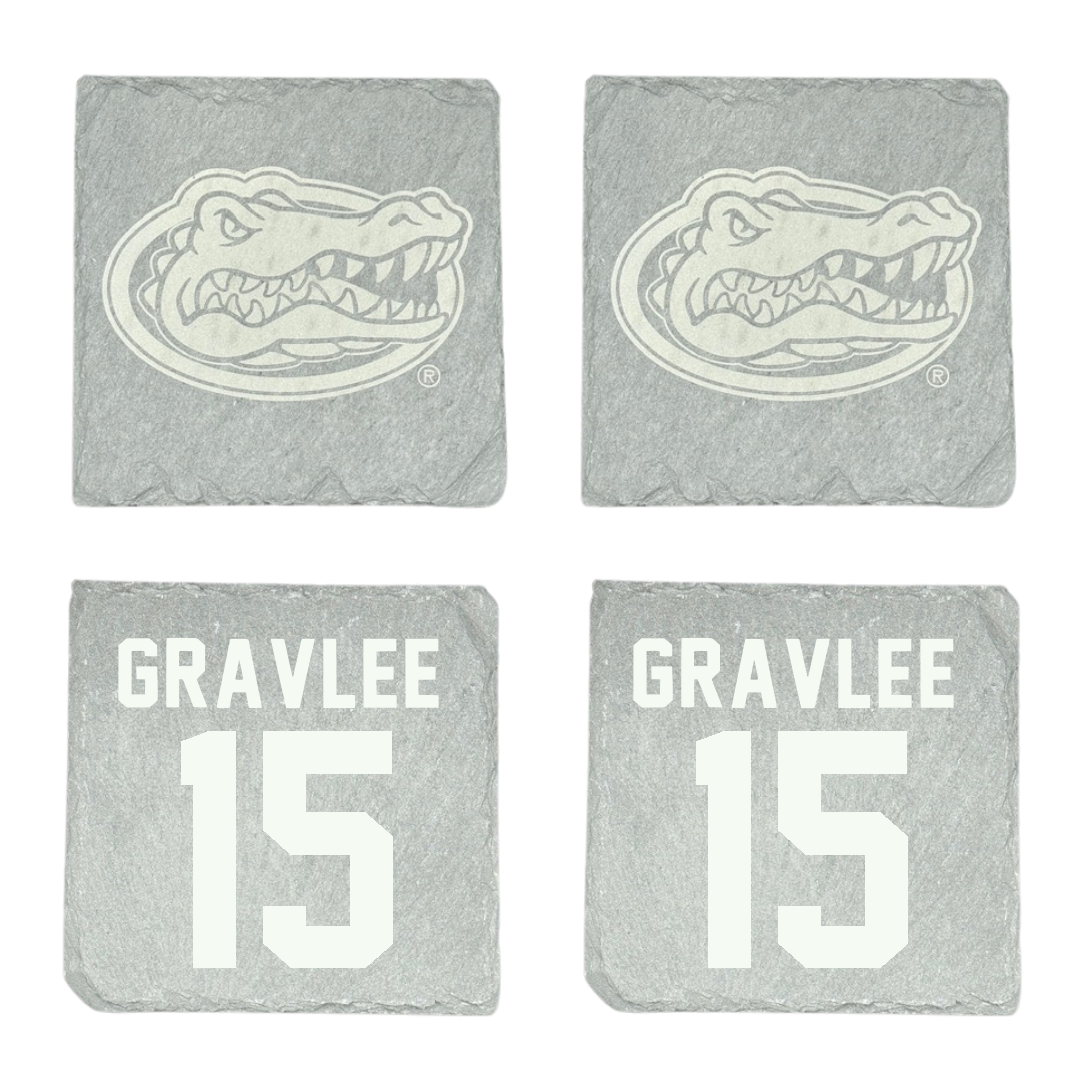 University of Florida Volleyball Stone Coaster (4 Pack)  - #15 Madi Gravlee