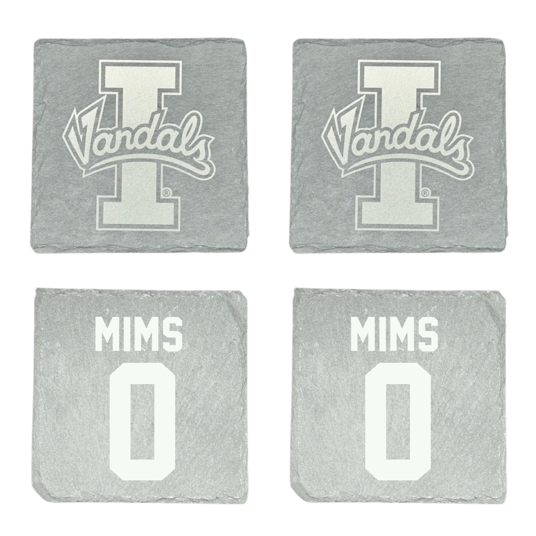 University of Idaho Basketball Stone Coaster (4 Pack)  - #0 Julius Mims