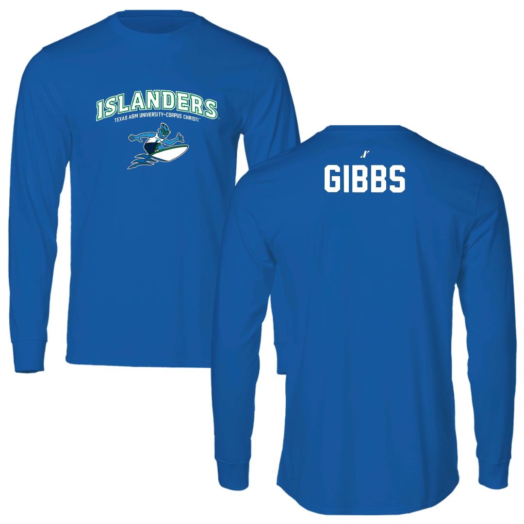 Texas A&M University-Corpus Christi Golf Blue General Performance Long Sleeve - Samantha Gibbs