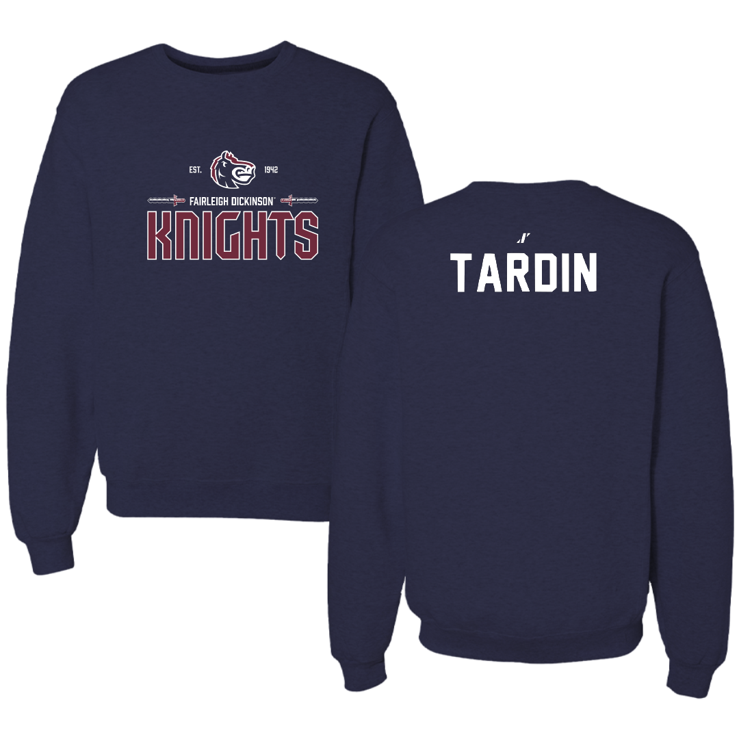 Fairleigh Dickinson University-Metropolitan Campus Tennis Navy General Crewneck - Fernando Tardin