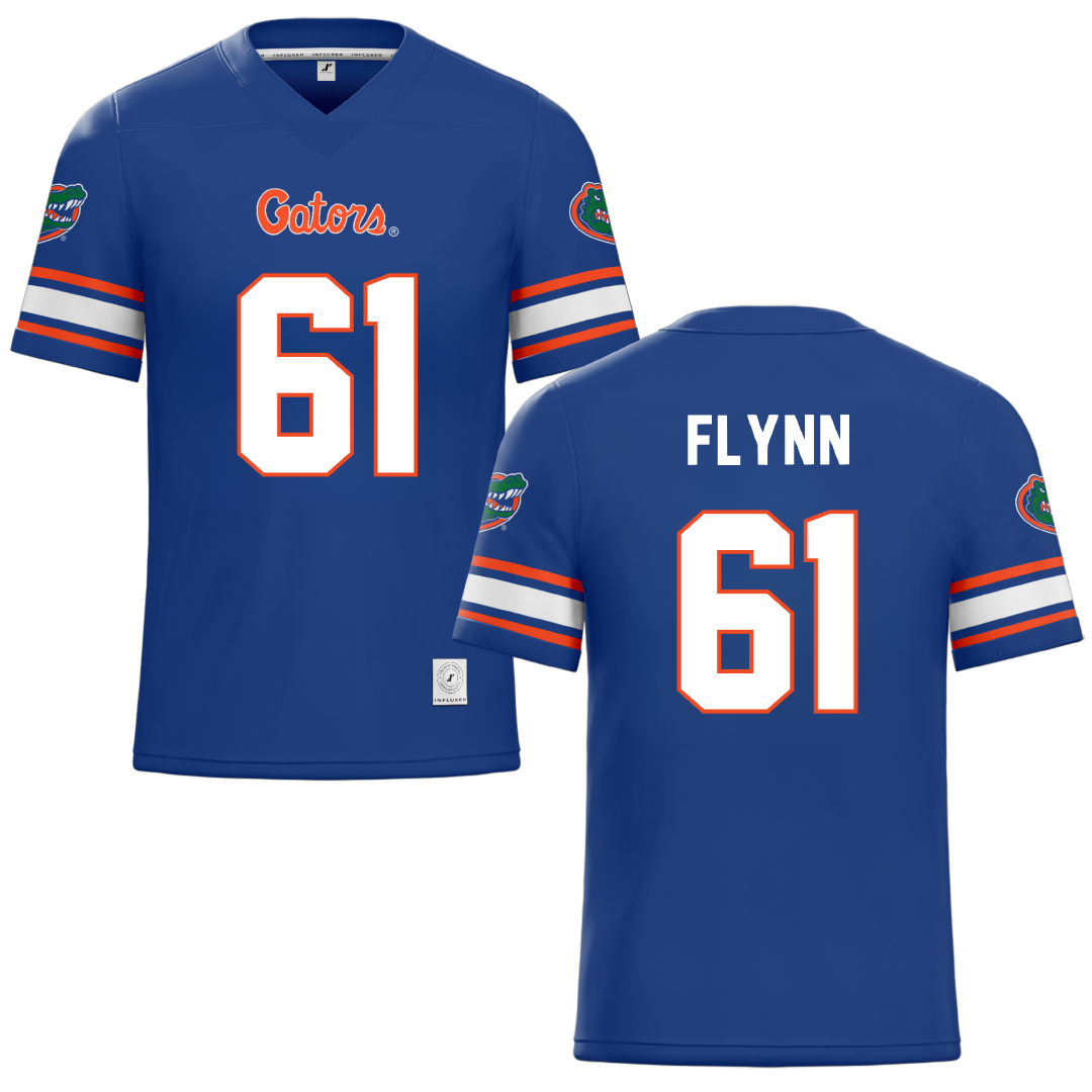 University of Florida Blue Football Jersey - #61 Nicolas Flynn