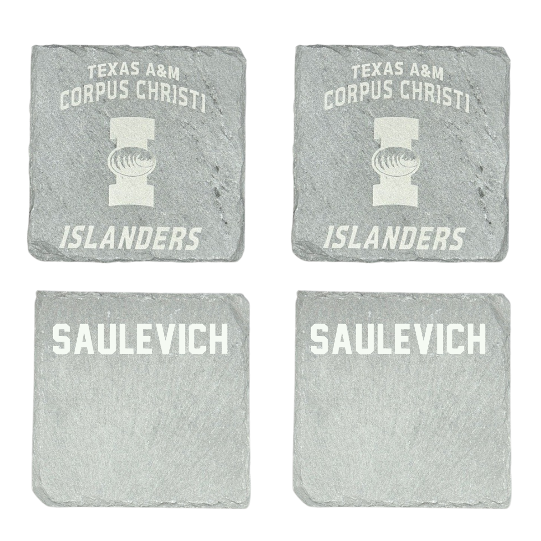 Texas A&M University-Corpus Christi Tennis Stone Coaster (4 Pack)  - Palina Saulevich