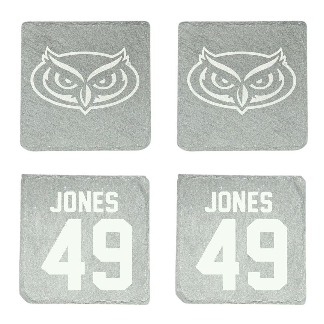 Florida Atlantic University Football Stone Coaster (4 Pack)  - #49 Chris Jones