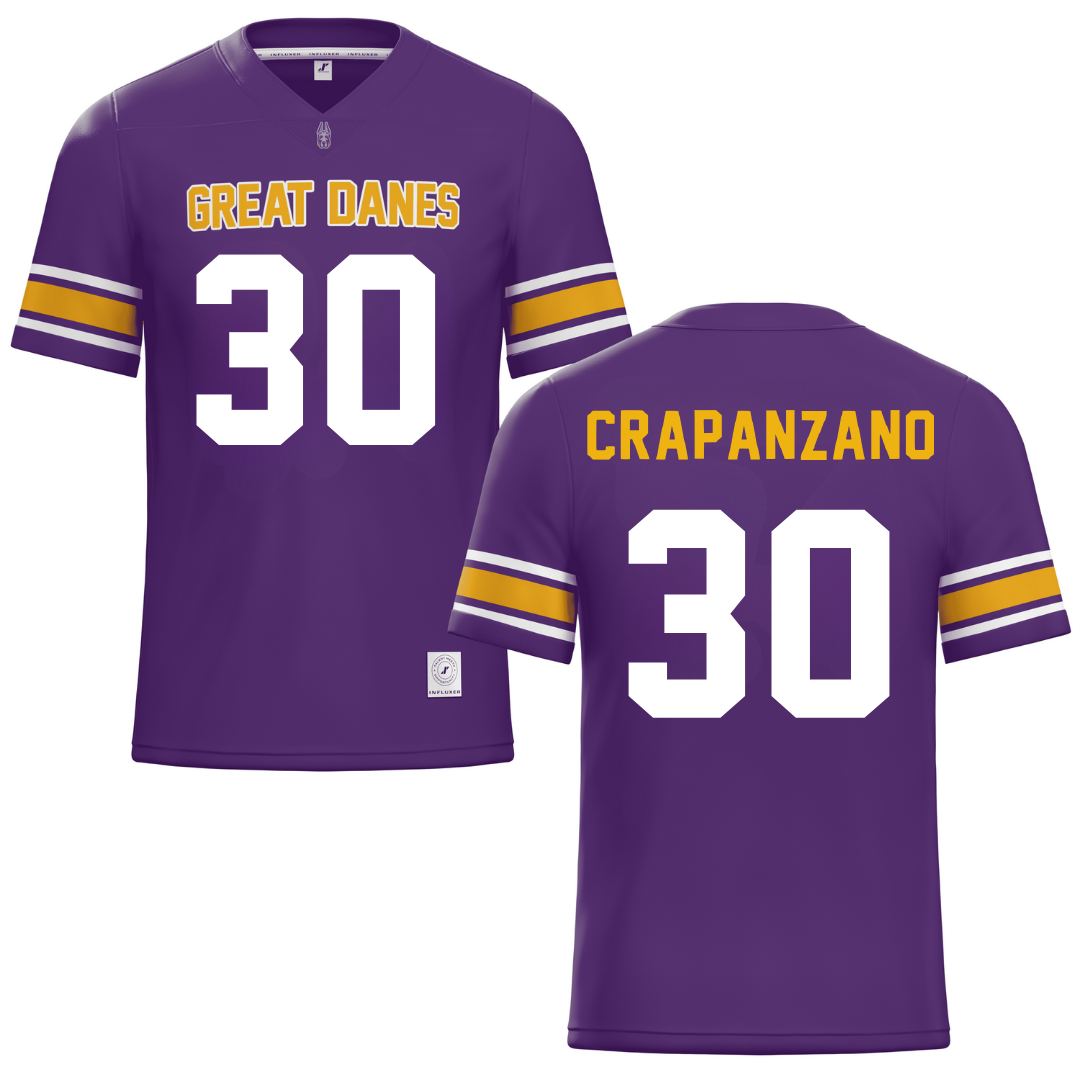 University at Albany Purple Lacrosse Jersey - #30 Christopher Crapanzano