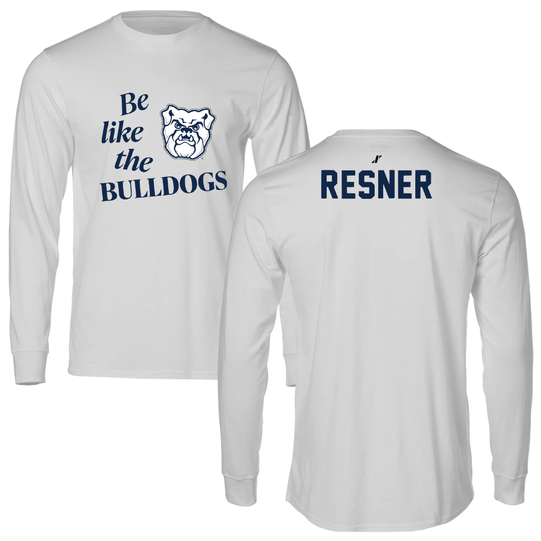 Butler University Swimming & Diving Light Gray Be Like Us Long Sleeve - Sophia Resner