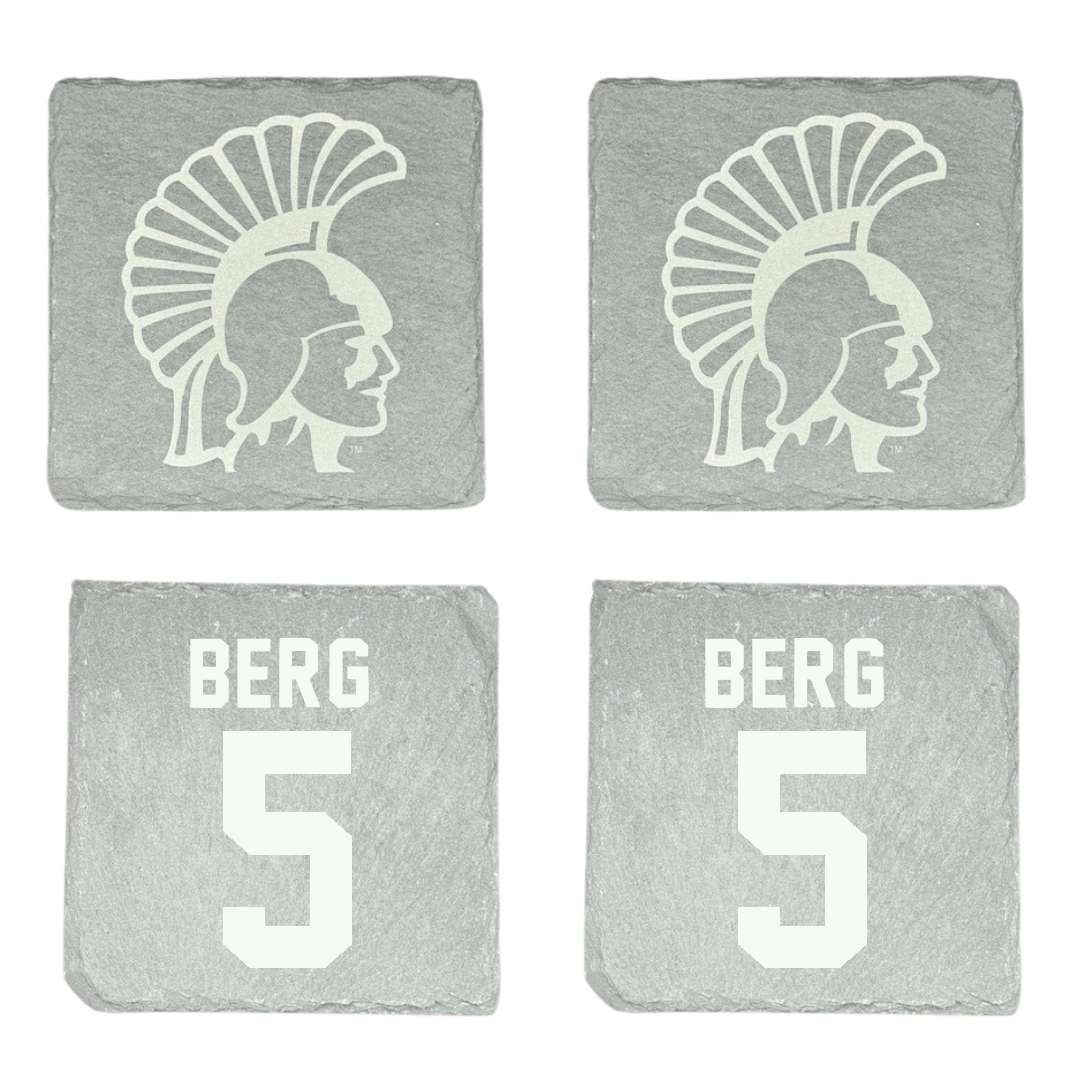 Winona State University Volleyball Stone Coaster (4 Pack)  - #5 Jayda Berg