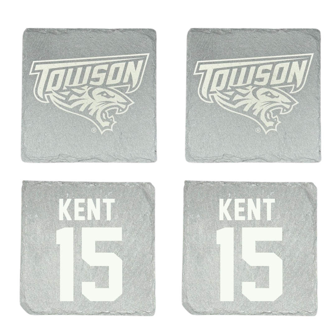 Towson University Football Stone Coaster (4 Pack)  - #15 Nathan Kent