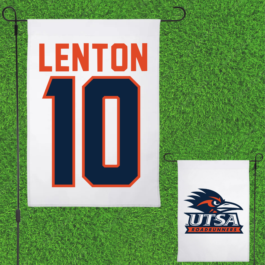 University of Texas at San Antonio Softball White Garden Flag - #10 Madison Lenton