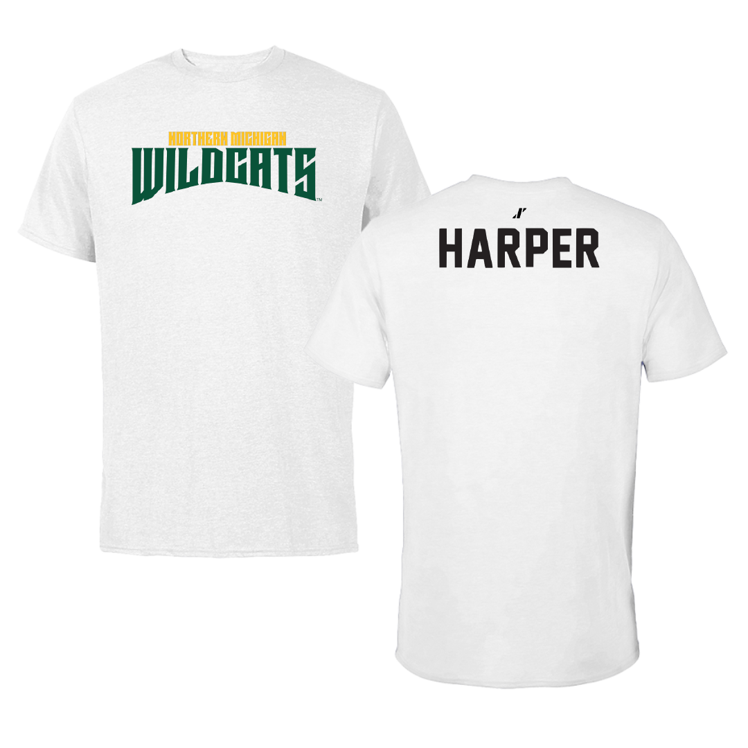 Northern Michigan University TF and XC White Classic Tee - Beverly Harper