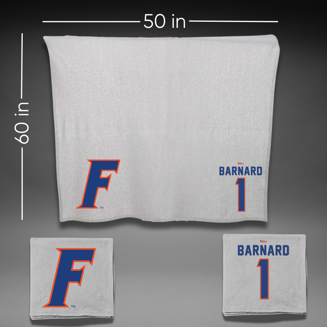 University of Florida Softball Gray Blanket - #1 Brooke Barnard