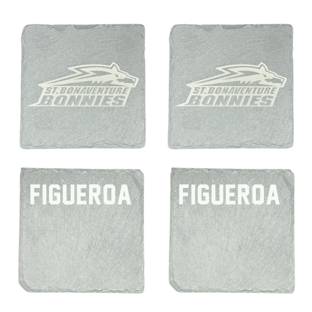 St. Bonaventure University TF and XC Stone Coaster (4 Pack)  - Christian Figueroa