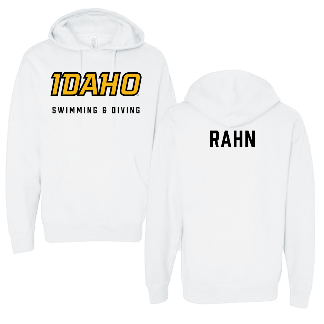 University of Idaho Swimming & Diving White Idaho Hoodie - Bethany Rahn