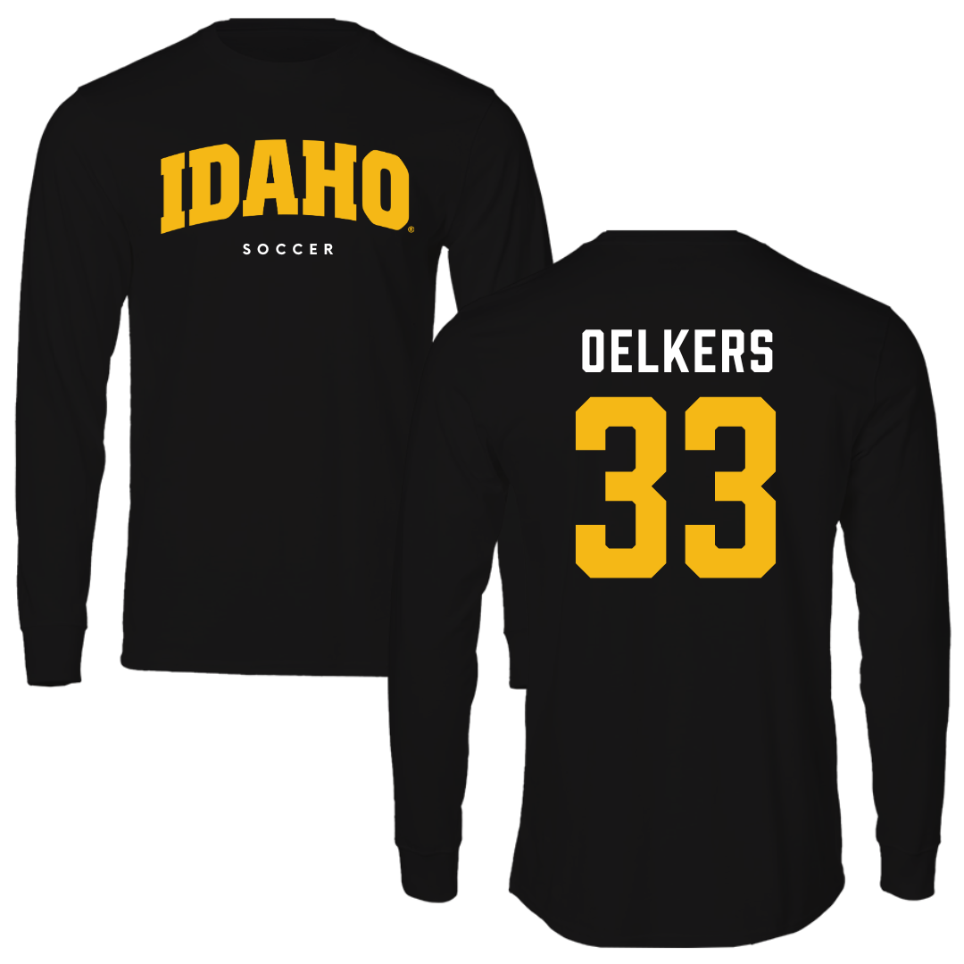 University of Idaho Soccer Black Long Sleeve - #33 Payton Oelkers