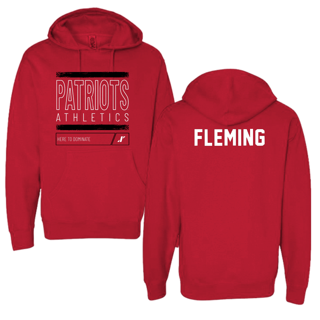 Dallas Baptist University Golf Red Dominate Hoodie - Brandee Fleming