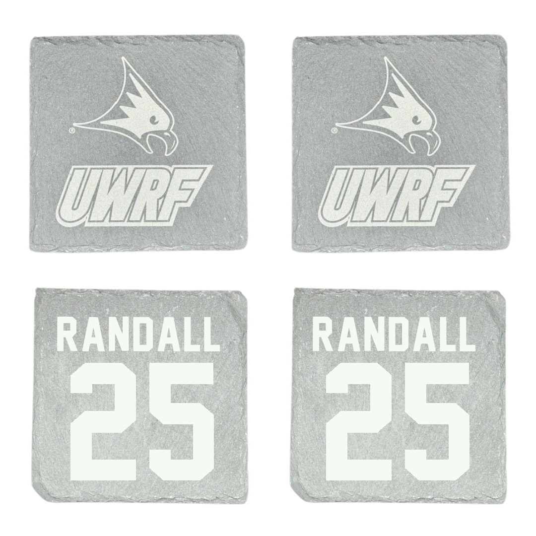 University of Wisconsin-River Falls Football Stone Coaster (4 Pack)  - #25 Isaiah Randall