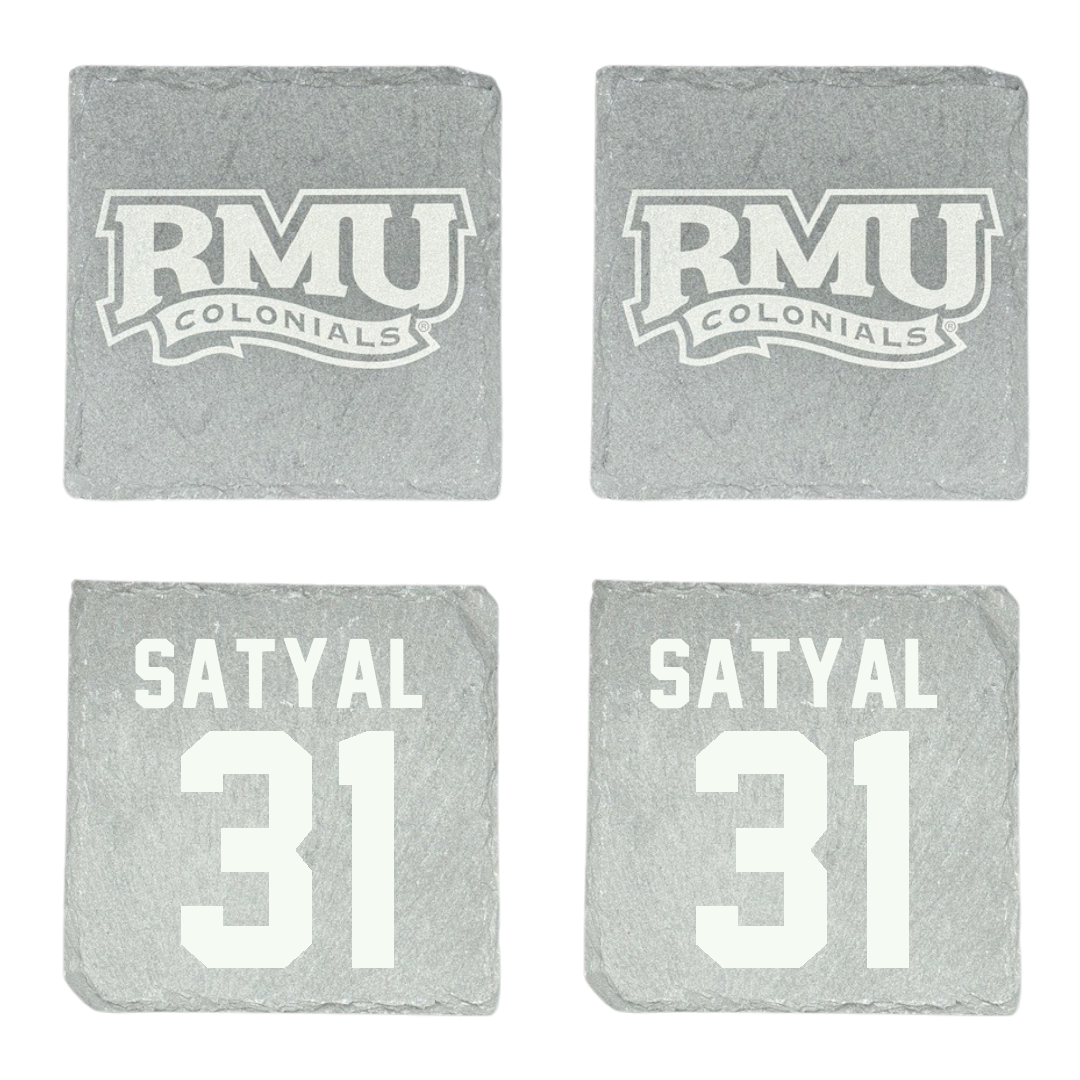 Robert Morris University Soccer Stone Coaster (4 Pack)  - #31 Deetya Satyal
