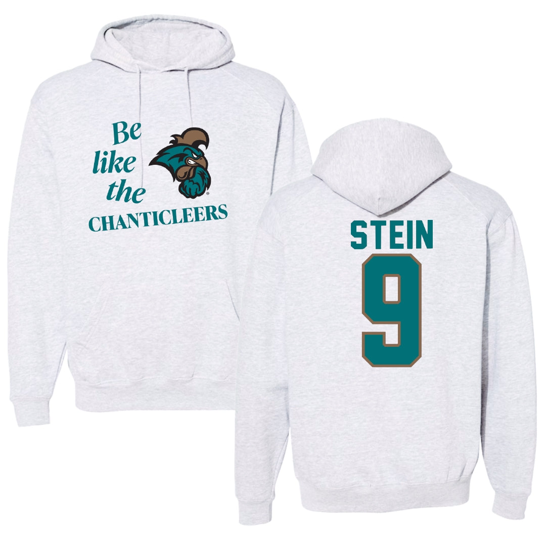 Coastal Carolina University Beach Volleyball Light Gray Be Like Us Hoodie - #9 Jillian Stein