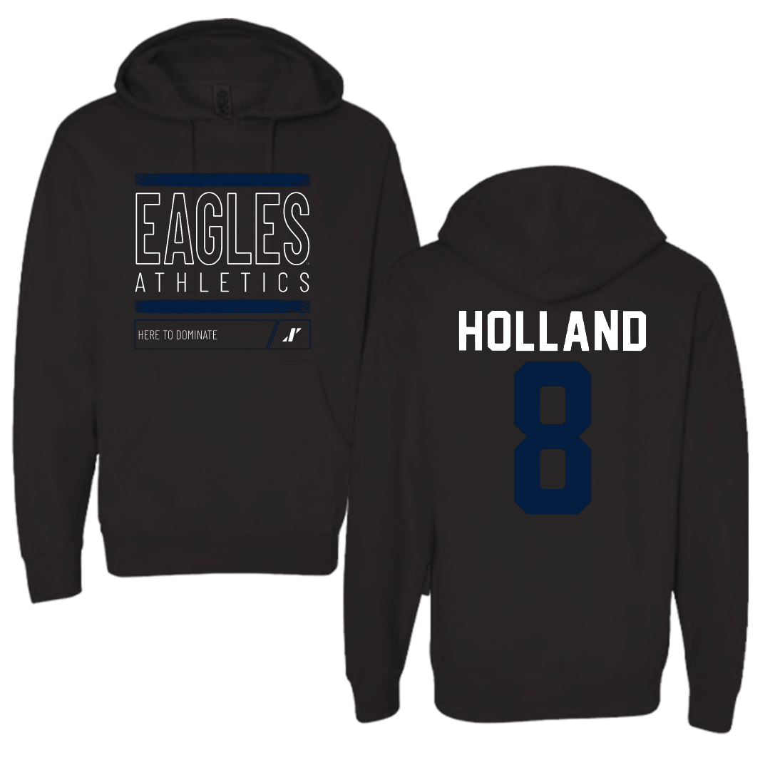Georgia Southern University Softball Black Dominate Hoodie - #8 Bailey Holland