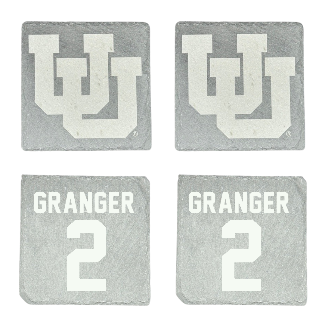 University of Utah Soccer Stone Coaster (4 Pack)  - #2 Maryn Granger