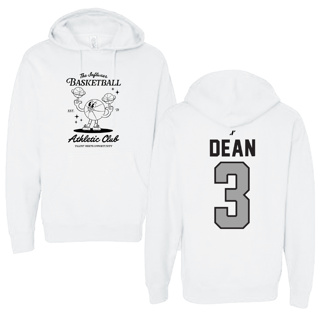 Basketball White Influxer Athletic Club Hoodie - #3 Sabria Dean