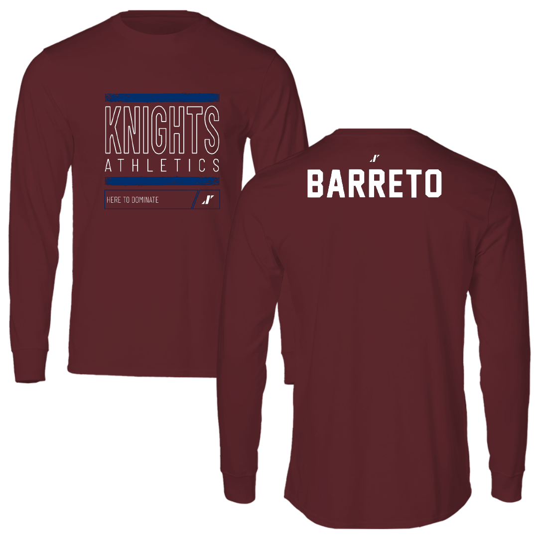 Fairleigh Dickinson University-Metropolitan Campus TF and XC Maroon Dominate Long Sleeve - Brandon Barreto